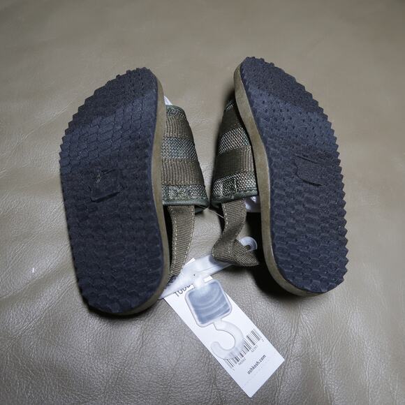 OshKosh B'Gosh Oliver Sandals Olive Army Green Toddler Size 10 NWT Strappy - Picture 6 of 12